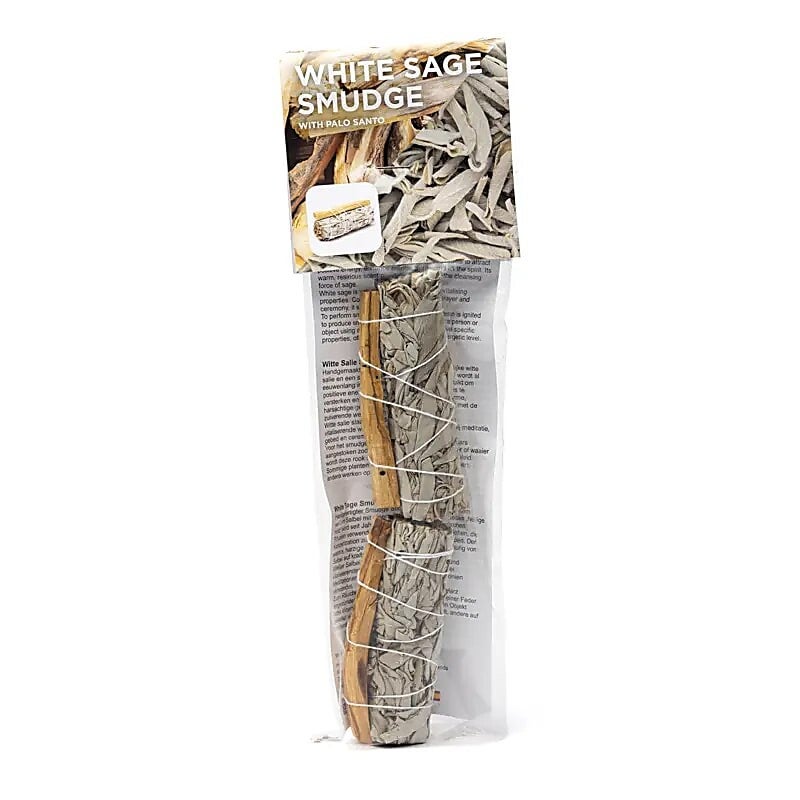 Witte salie smudge met Palo Santo set van 2