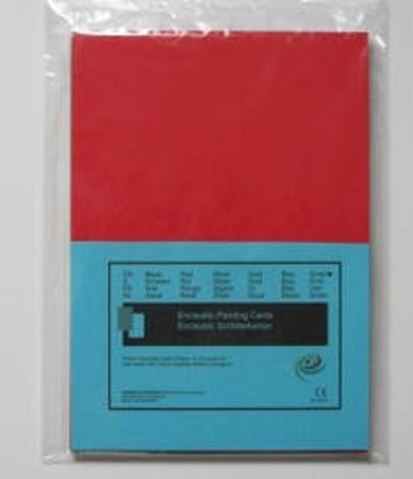 Encaustic gekleurd papier rood A4 of A5 per  6 stuks