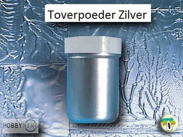 Encaustic Toverpoeder Zilver 10cc