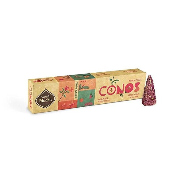 Sagrada Madre wierookkegels Rozenblaadjes