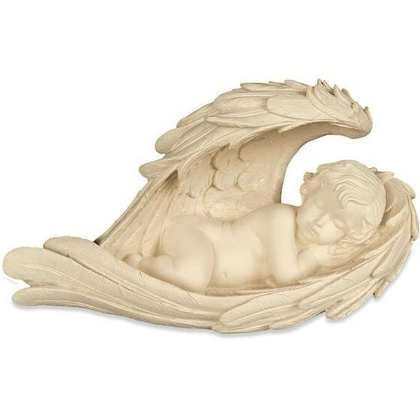 Engel Sleeping Angel in Wings 22 cm