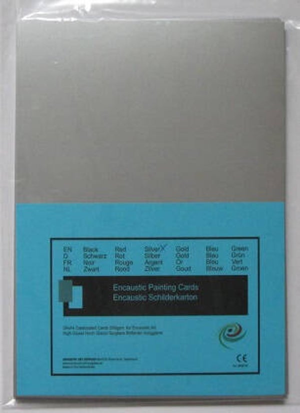 Encaustic gekleurd papier zilver of goud A5 per stuks