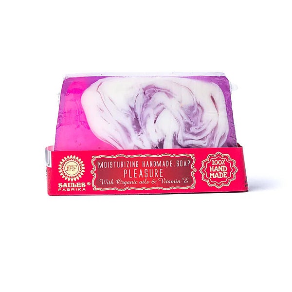 Natuurlijke handgemaakte zeep Pleasure 80 grm