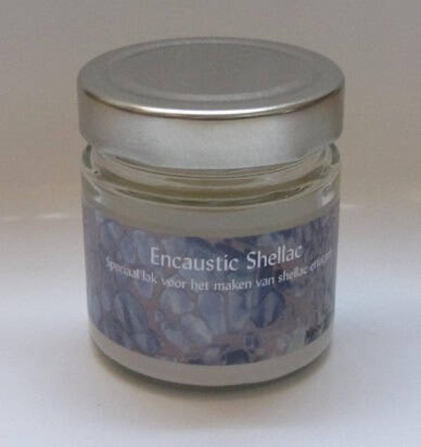 Encaustic Shellac Wit 100 gr.