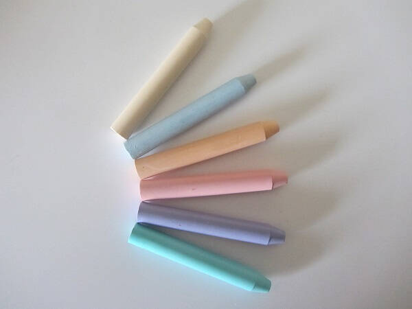 Kleurenset PASTEL, 6 Stuks verpakt