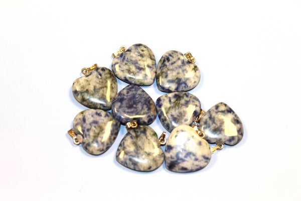 Hanger hart sodaliet 2x2 cm