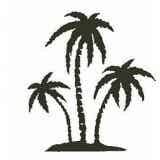 Encaustic Stempel Palm nr.10