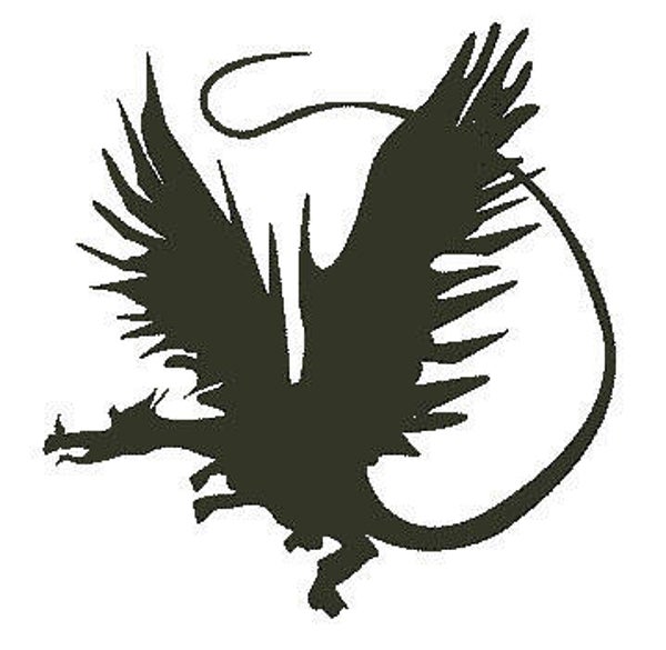 Encaustic Stempel Draak nr.15