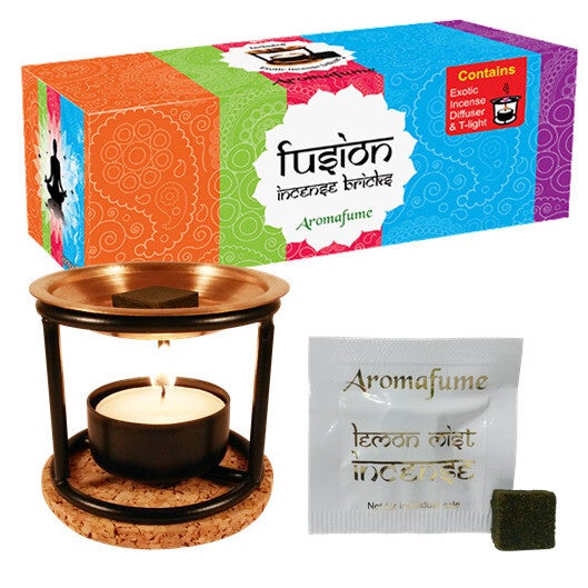 Aromafume probeerset: Diffuser + wierookblokjes