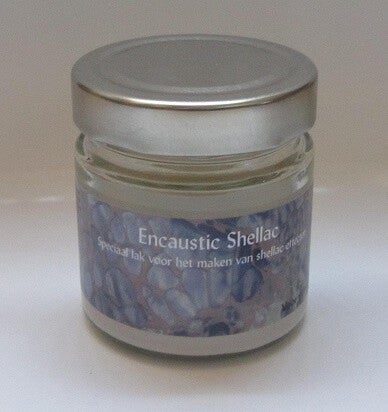 Encaustic Shellac Wit 100 gr.