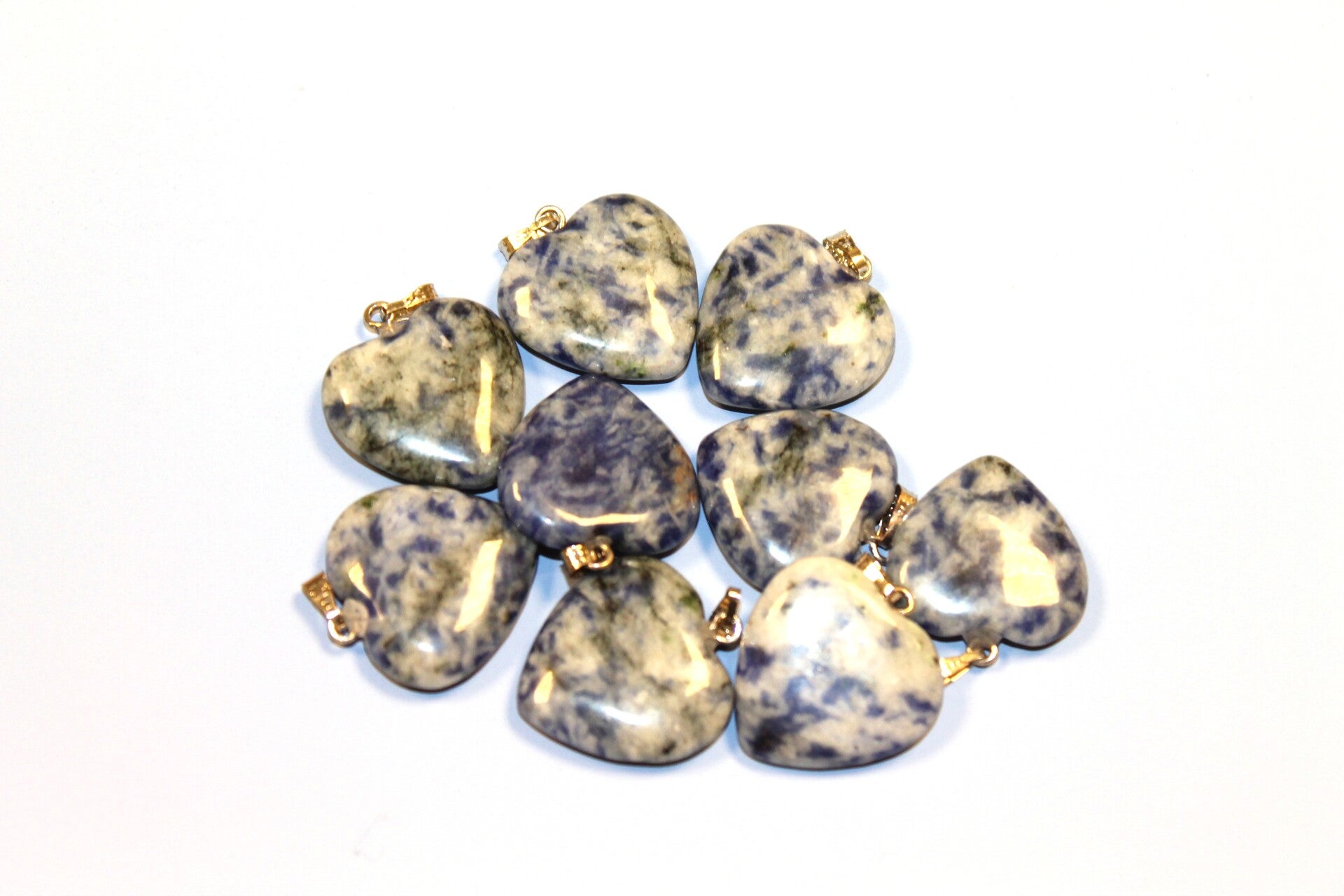 Hanger hart sodaliet 2x2 cm