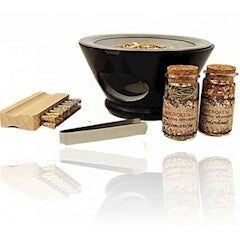 Wierookbranderset Maroque zwart of grijs complete set