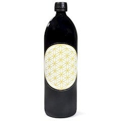 Drinkfles Miron violet met Bloem des Levens goud