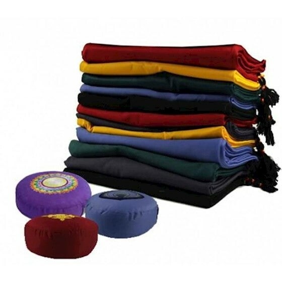 Meditatiemat hoezen SET in 7 Chakra kleuren