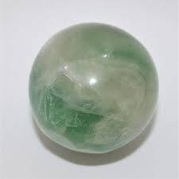 Edelsteenbol fluoriet groen feng shui 2,5 cm
