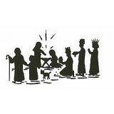 Encaustic Stempel Kerstkrib nr.26