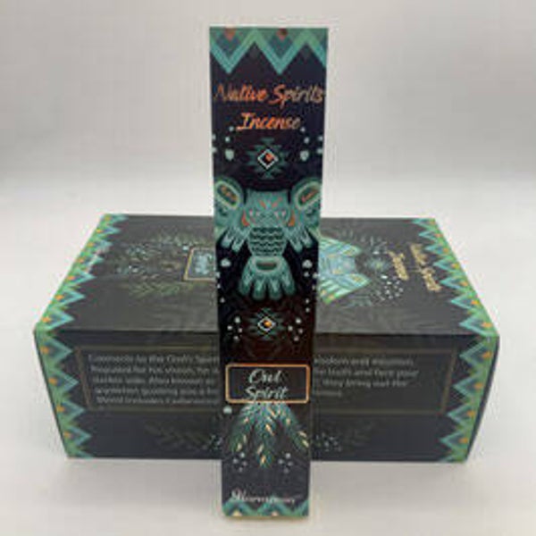 Native Spirit wierook Owl cederhout