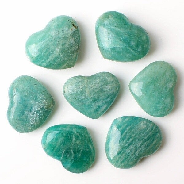 Hart knuffelsteen amazoniet 2.5-3 cm