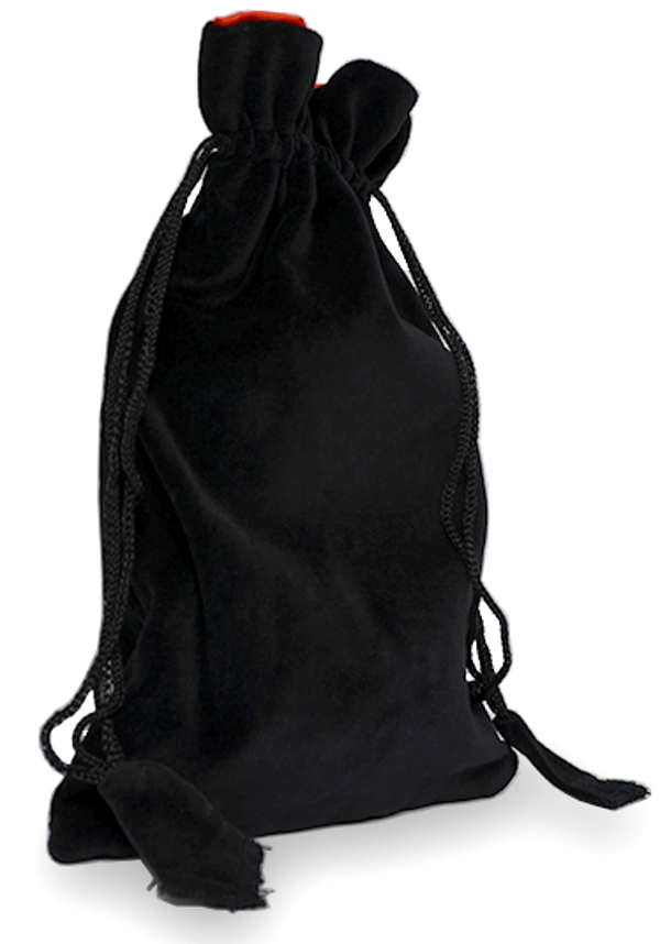 Fluwelen tarottasje met voering