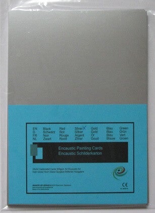 Encaustic gekleurd papier zilver of goud A5 per stuks