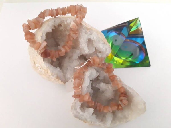 Elastisch split armband zonnesteen