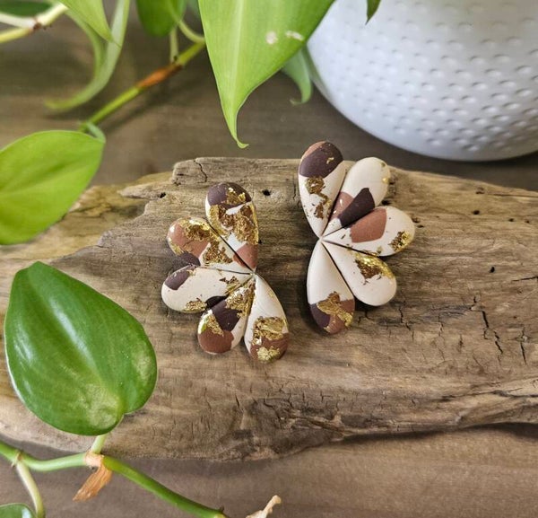 Boucles d'oreilles LEA dorées