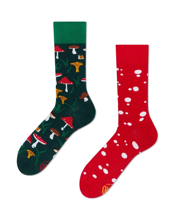 Chaussettes dépareillées - Meet the shrooms