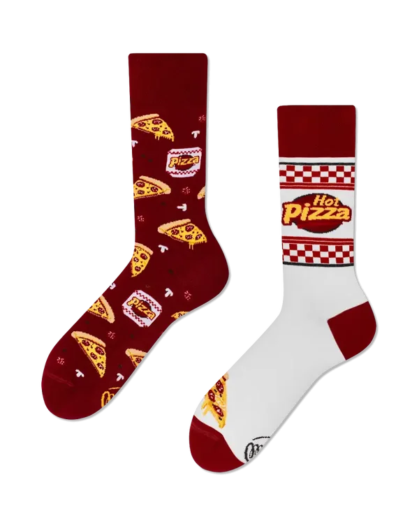 Chaussettes dépareillées - Pizza Slice