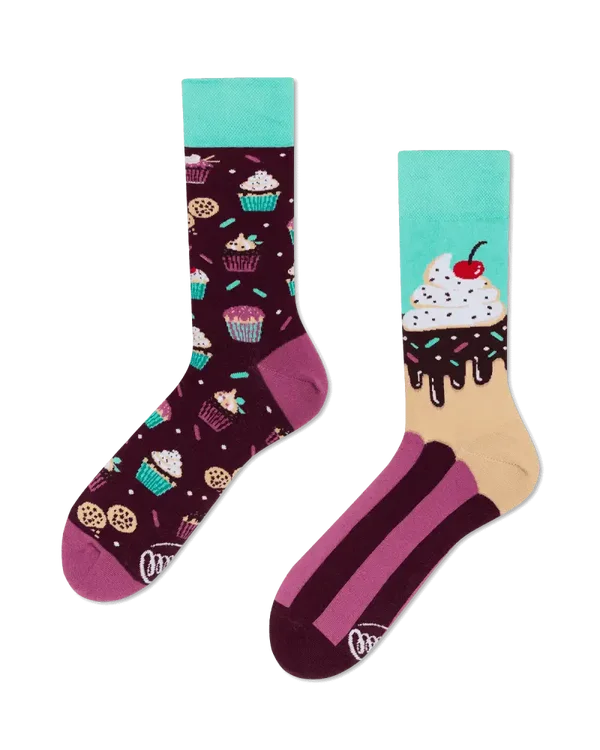 Chaussettes dépareillées - The cupcake