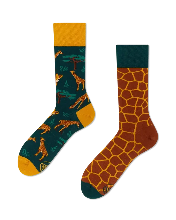 Chaussettes dépareillées - The giraffe