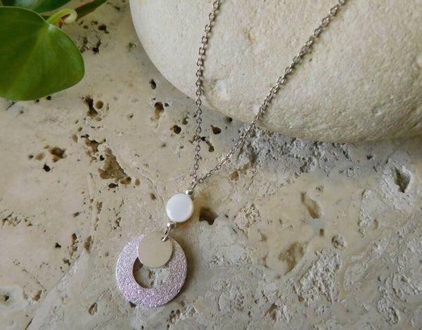 Collier ECLIPSE argenté