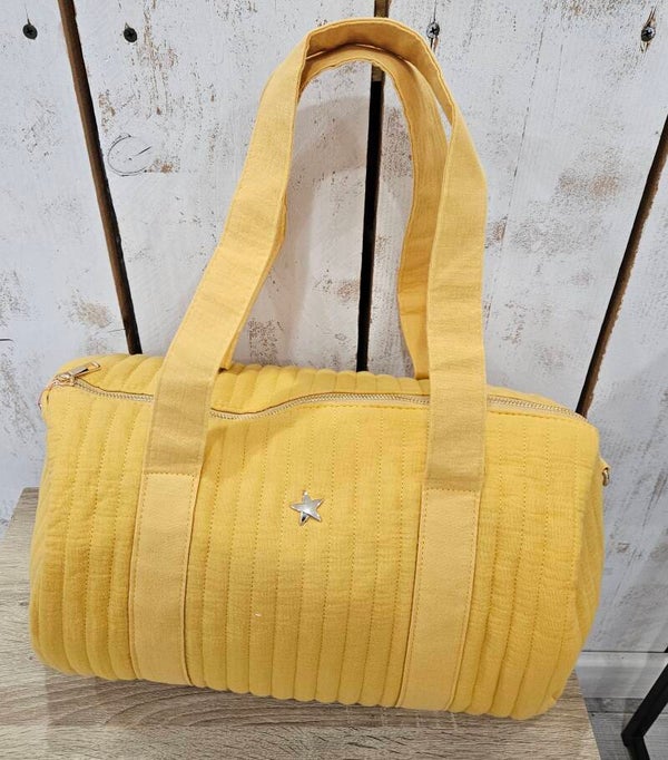 Sac bowling coton - safran