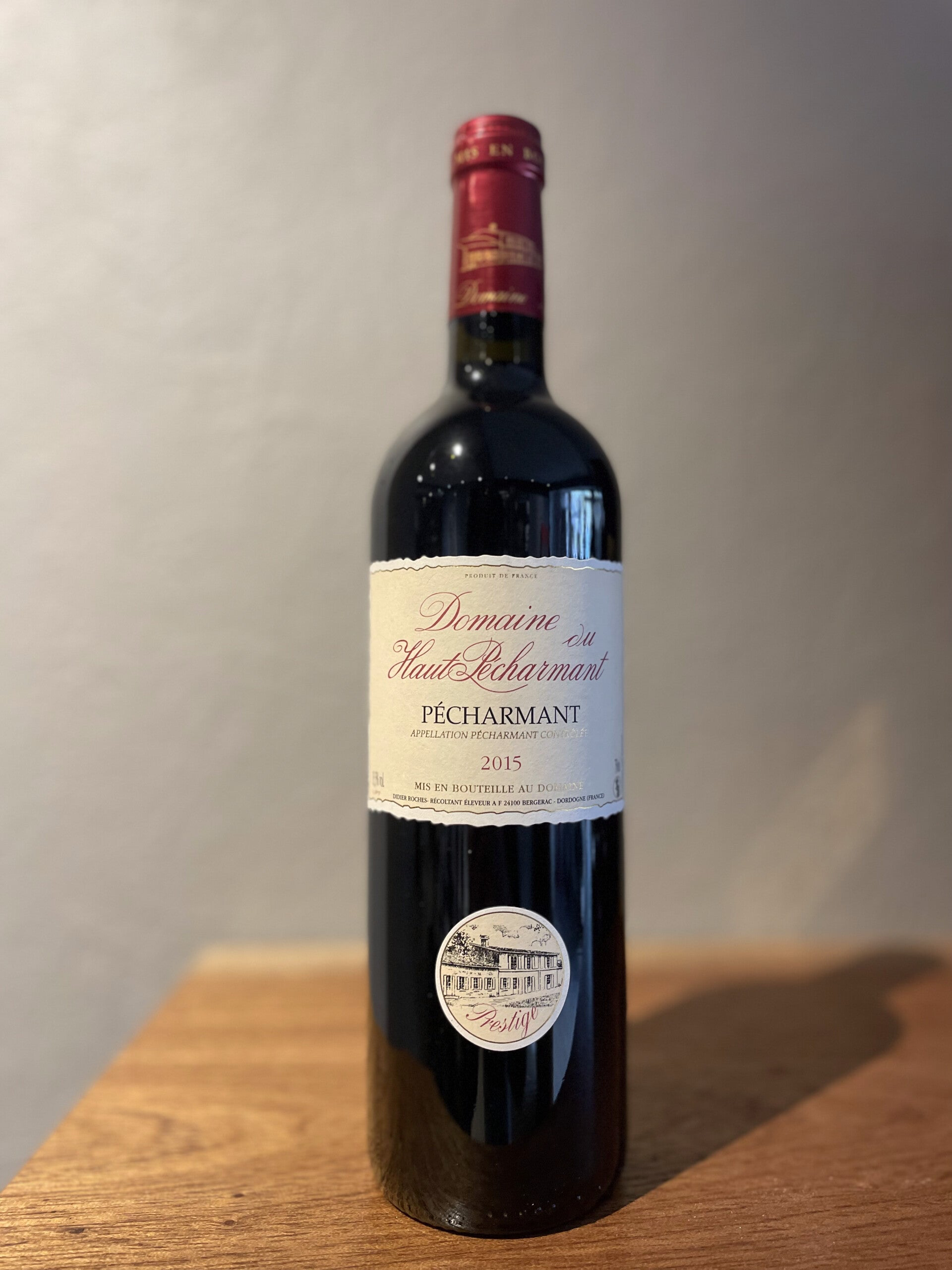 DOMMAINE DU HAUT PECHARMANT PECHARMANT 2015