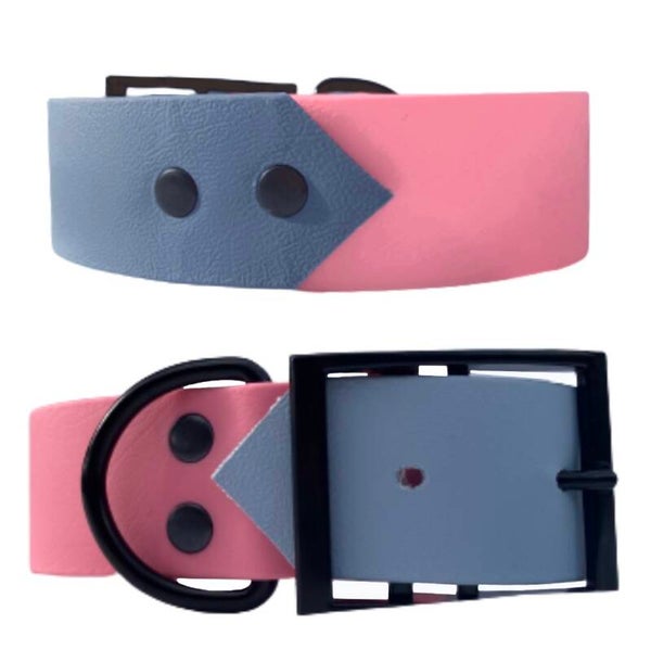 Biothane halsband dubbel