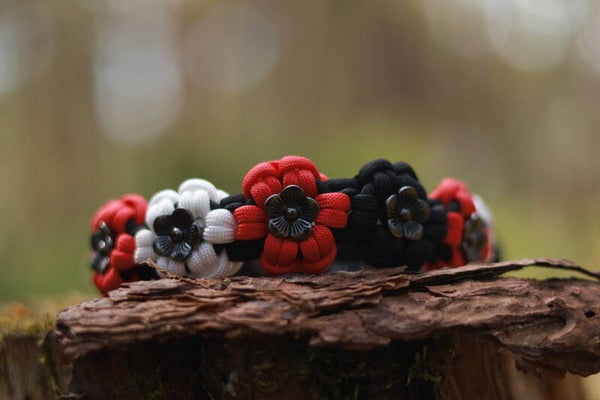 Paracord halsband maat 32-38cm