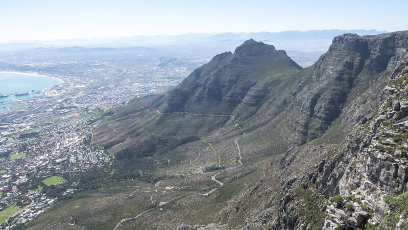 Uitzicht vanaf Tafelberg