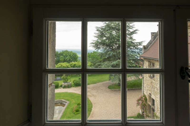 Uitzicht vanuit Chateau Hattonchatel