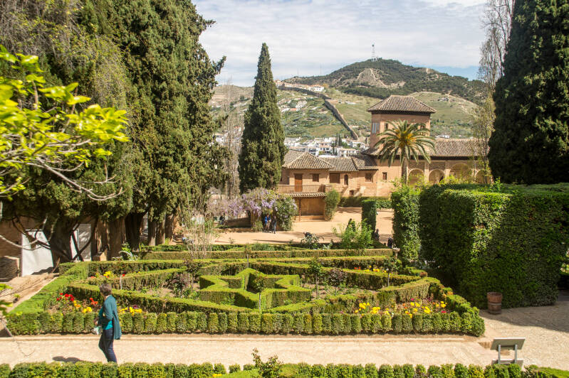 Tuin bij Alhambra