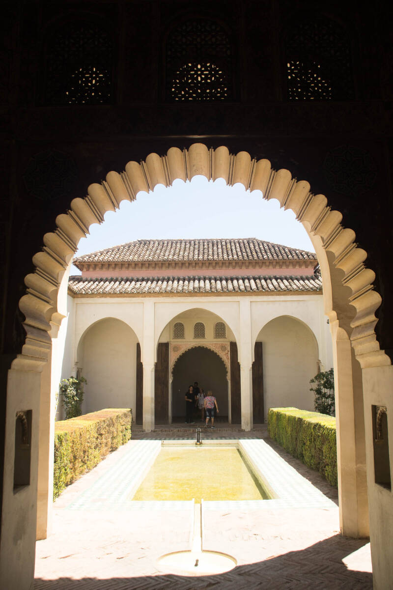 Malaga, binnenplaats