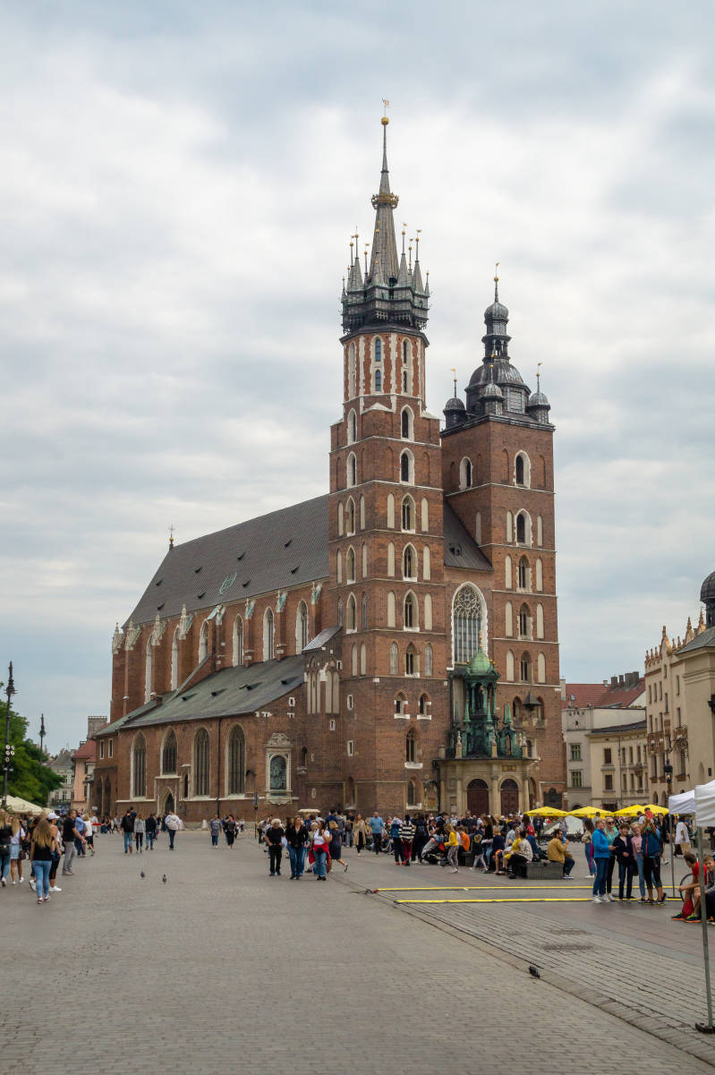 Kerk in centrum Krakau