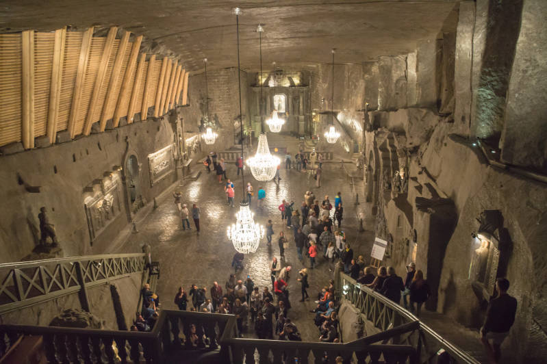 Kathedraal in zoutmijn