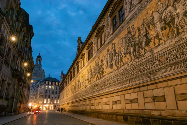 Fürstenzug by night