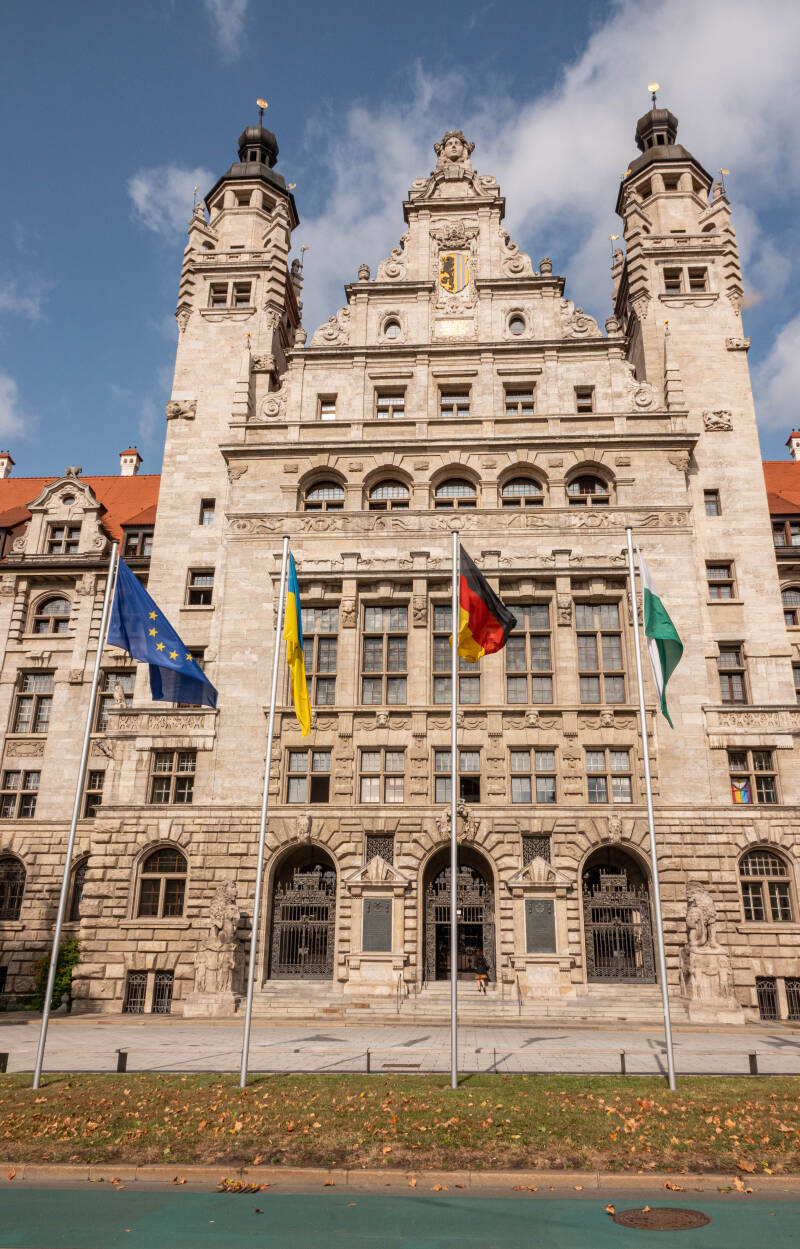Neues Rathaus voorzijde