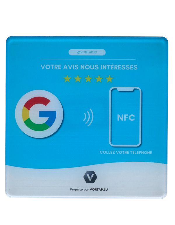 Plaque NFC Google