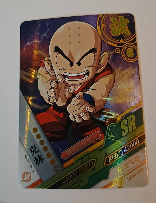 🥋 Dragon Ball „Dragon Heroes“ – Krillin (SR) – LZ03‑038 – Holo-Sammlerstück
