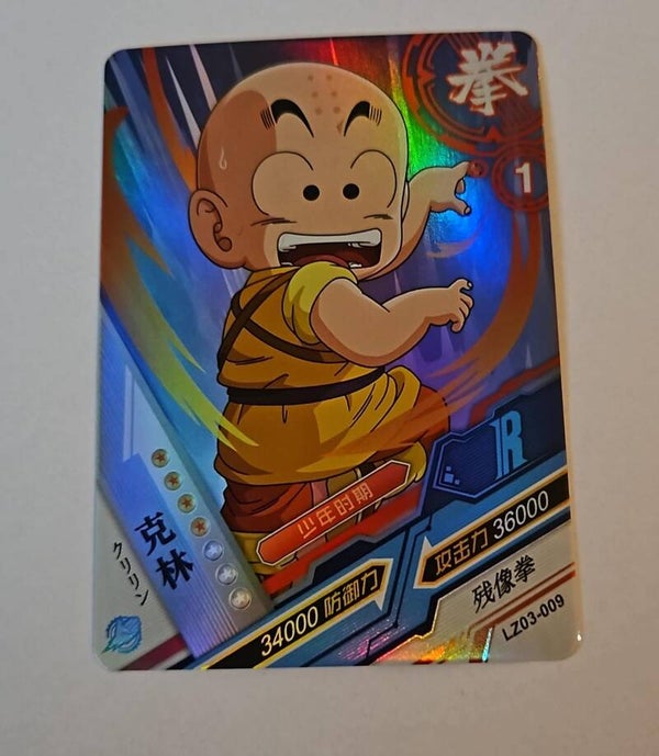 🥋 Dragon Ball „Dragon Heroes“ – Krillin (R-Rare) – LZ03‑009 – Holo-Rarität