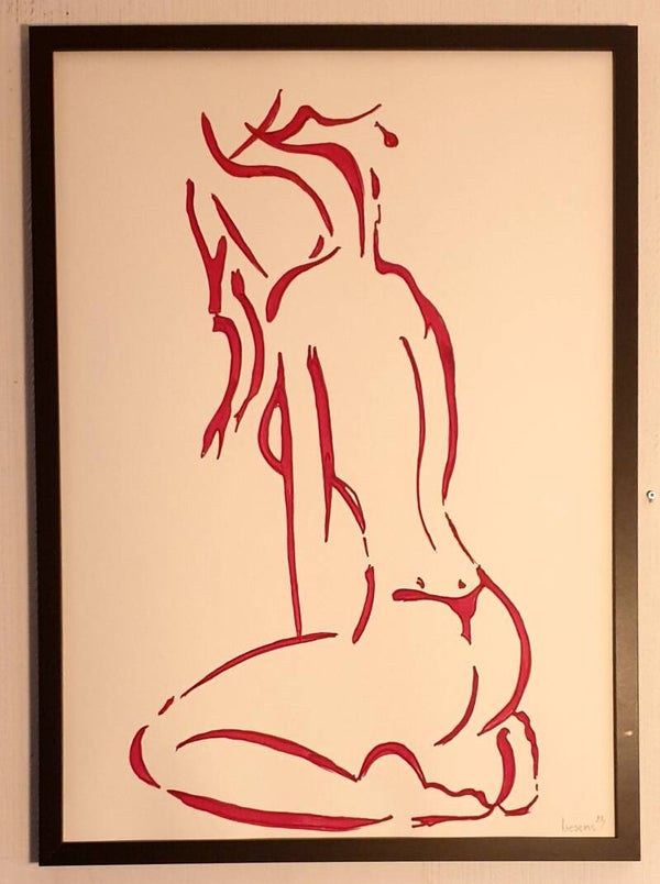 Relax 2 op papier met lijst-Sold