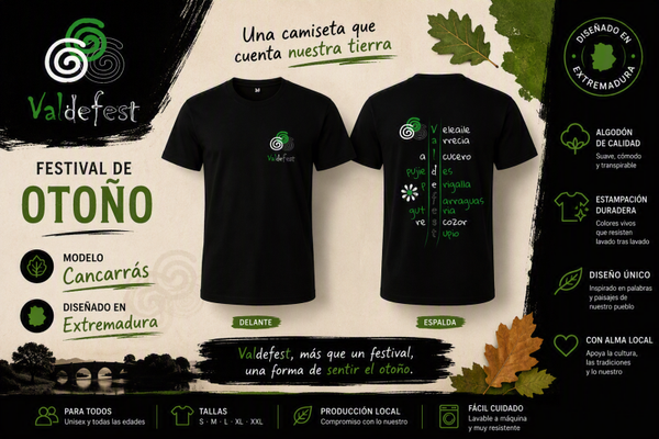 Camiseta "Cancarrás" Valdefest