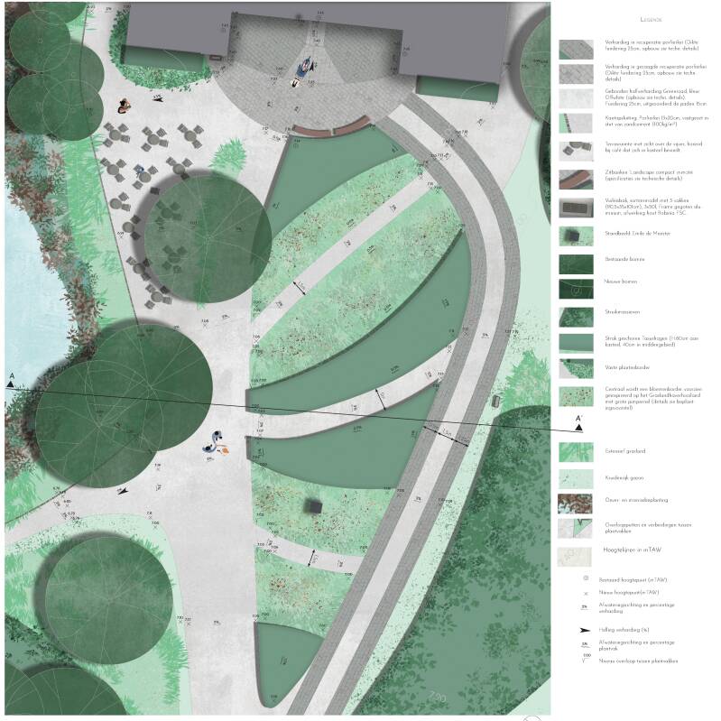 Domein Ravestein, Detail ingang, Bachelorproef