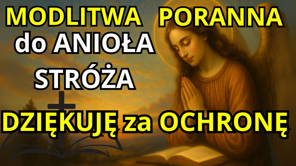 Piękna modlitwa poranna do anioła stróża